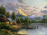 Lakeside Hideaway by Thomas Kinkade